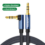 Ugreen Aux Cable Jack 3.5mm Audio Cable for iPhone 3.5 mm Male Cable Aux for Computer Headphone Xiaomi Laptop Car 3.5 Jack Cable
