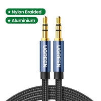 Ugreen Aux Cable Jack 3.5mm Audio Cable for iPhone 3.5 mm Male Cable Aux for Computer Headphone Xiaomi Laptop Car 3.5 Jack Cable