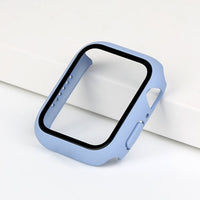 Glass + Cover For Apple Watch case 7/6/SE/5/4/3/2/1 iWatch 42mm 38mm bumper Tempered Glass for apple watch 44mm 40mm 45mm 41mm