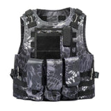 USMC Airsoft Military Tactical Vest Molle Combat Assault Plate Carrier Tactical Vest 7 Colors CS Outdoor Clothing Hunting Vest