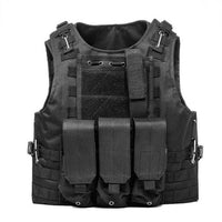 USMC Airsoft Military Tactical Vest Molle Combat Assault Plate Carrier Tactical Vest 7 Colors CS Outdoor Clothing Hunting Vest
