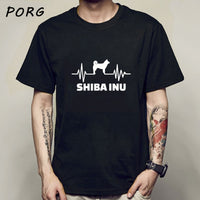 Shiba Inu Japanese Printed Funny Men/Women Tshirt Anime Shirt Oversized Clothes O-Neck Funny T Shirts for Men Tops Tees 2021