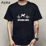 Shiba Inu Japanese Printed Funny Men/Women Tshirt Anime Shirt Oversized Clothes O-Neck Funny T Shirts for Men Tops Tees 2021