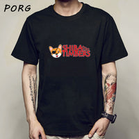 Shiba Inu Japanese Printed Funny Men/Women Tshirt Anime Shirt Oversized Clothes O-Neck Funny T Shirts for Men Tops Tees 2021