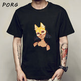 Shiba Inu Japanese Printed Funny Men/Women Tshirt Anime Shirt Oversized Clothes O-Neck Funny T Shirts for Men Tops Tees 2021