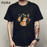 Shiba Inu Japanese Printed Funny Men/Women Tshirt Anime Shirt Oversized Clothes O-Neck Funny T Shirts for Men Tops Tees 2021