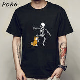Shiba Inu Japanese Printed Funny Men/Women Tshirt Anime Shirt Oversized Clothes O-Neck Funny T Shirts for Men Tops Tees 2021
