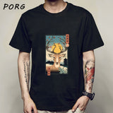 Shiba Inu Japanese Printed Funny Men/Women Tshirt Anime Shirt Oversized Clothes O-Neck Funny T Shirts for Men Tops Tees 2021