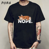 Shiba Inu Japanese Printed Funny Men/Women Tshirt Anime Shirt Oversized Clothes O-Neck Funny T Shirts for Men Tops Tees 2021