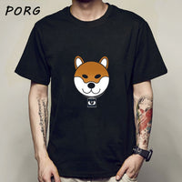 Shiba Inu Japanese Printed Funny Men/Women Tshirt Anime Shirt Oversized Clothes O-Neck Funny T Shirts for Men Tops Tees 2021