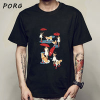 Shiba Inu Japanese Printed Funny Men/Women Tshirt Anime Shirt Oversized Clothes O-Neck Funny T Shirts for Men Tops Tees 2021