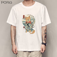 Shiba Inu Japanese Printed Funny Men/Women Tshirt Anime Shirt Oversized Clothes O-Neck Funny T Shirts for Men Tops Tees 2021
