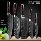 XITUO Kitchen Chef Knives Set High Carbon Stainless Steel Sharp Boning Steak Knife Slicing Santoku Chef knife Cooking Tool