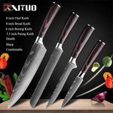 XITUO Kitchen Chef Knives Set High Carbon Stainless Steel Sharp Boning Steak Knife Slicing Santoku Chef knife Cooking Tool