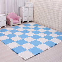 mei qi cool baby EVA Foam Play Puzzle Mat for kids Interlocking Exercise Tiles Floor Carpet Rug,Each 29X29X0.8cm playmat