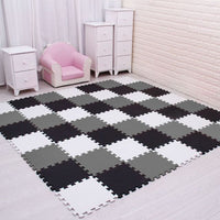 mei qi cool baby EVA Foam Play Puzzle Mat for kids Interlocking Exercise Tiles Floor Carpet Rug,Each 29X29X0.8cm playmat