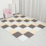 mei qi cool baby EVA Foam Play Puzzle Mat for kids Interlocking Exercise Tiles Floor Carpet Rug,Each 29X29X0.8cm playmat