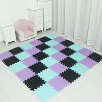 mei qi cool baby EVA Foam Play Puzzle Mat for kids Interlocking Exercise Tiles Floor Carpet Rug,Each 29X29X0.8cm playmat