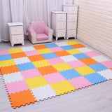 mei qi cool baby EVA Foam Play Puzzle Mat for kids Interlocking Exercise Tiles Floor Carpet Rug,Each 29X29X0.8cm playmat