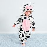 Baby Cartoon Romper Newborn Hooded Infant Clothing Boy Girl Pajamas Animal Onesie Jumpsuit Unicorn Costume Flannel Baby Rompers