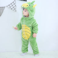 Baby Cartoon Romper Newborn Hooded Infant Clothing Boy Girl Pajamas Animal Onesie Jumpsuit Unicorn Costume Flannel Baby Rompers