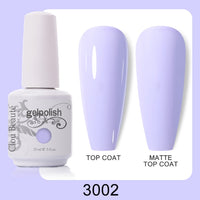 Clou Beaute 64 Colors Gel Nail Polish White Gel Polish UV Nail Base Top Matte Gel Soak Off UV Varnish Gel Paint 15ml Nail Art
