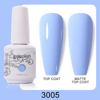 Clou Beaute 64 Colors Gel Nail Polish White Gel Polish UV Nail Base Top Matte Gel Soak Off UV Varnish Gel Paint 15ml Nail Art