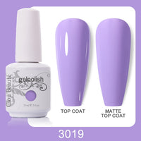 Clou Beaute 64 Colors Gel Nail Polish White Gel Polish UV Nail Base Top Matte Gel Soak Off UV Varnish Gel Paint 15ml Nail Art