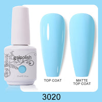 Clou Beaute 64 Colors Gel Nail Polish White Gel Polish UV Nail Base Top Matte Gel Soak Off UV Varnish Gel Paint 15ml Nail Art