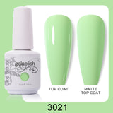 Clou Beaute 64 Colors Gel Nail Polish White Gel Polish UV Nail Base Top Matte Gel Soak Off UV Varnish Gel Paint 15ml Nail Art