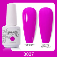 Clou Beaute 64 Colors Gel Nail Polish White Gel Polish UV Nail Base Top Matte Gel Soak Off UV Varnish Gel Paint 15ml Nail Art