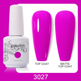 Clou Beaute 64 Colors Gel Nail Polish White Gel Polish UV Nail Base Top Matte Gel Soak Off UV Varnish Gel Paint 15ml Nail Art
