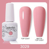 Clou Beaute 64 Colors Gel Nail Polish White Gel Polish UV Nail Base Top Matte Gel Soak Off UV Varnish Gel Paint 15ml Nail Art