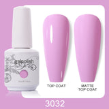 Clou Beaute 64 Colors Gel Nail Polish White Gel Polish UV Nail Base Top Matte Gel Soak Off UV Varnish Gel Paint 15ml Nail Art