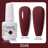 Clou Beaute 64 Colors Gel Nail Polish White Gel Polish UV Nail Base Top Matte Gel Soak Off UV Varnish Gel Paint 15ml Nail Art