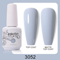 Clou Beaute 64 Colors Gel Nail Polish White Gel Polish UV Nail Base Top Matte Gel Soak Off UV Varnish Gel Paint 15ml Nail Art