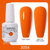 Clou Beaute 64 Colors Gel Nail Polish White Gel Polish UV Nail Base Top Matte Gel Soak Off UV Varnish Gel Paint 15ml Nail Art