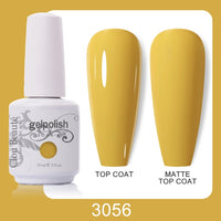 Clou Beaute 64 Colors Gel Nail Polish White Gel Polish UV Nail Base Top Matte Gel Soak Off UV Varnish Gel Paint 15ml Nail Art