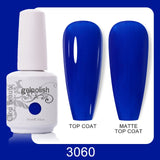 Clou Beaute 64 Colors Gel Nail Polish White Gel Polish UV Nail Base Top Matte Gel Soak Off UV Varnish Gel Paint 15ml Nail Art