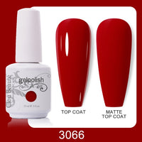 Clou Beaute 64 Colors Gel Nail Polish White Gel Polish UV Nail Base Top Matte Gel Soak Off UV Varnish Gel Paint 15ml Nail Art