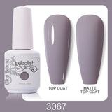 Clou Beaute 64 Colors Gel Nail Polish White Gel Polish UV Nail Base Top Matte Gel Soak Off UV Varnish Gel Paint 15ml Nail Art