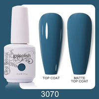 Clou Beaute 64 Colors Gel Nail Polish White Gel Polish UV Nail Base Top Matte Gel Soak Off UV Varnish Gel Paint 15ml Nail Art