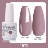 Clou Beaute 64 Colors Gel Nail Polish White Gel Polish UV Nail Base Top Matte Gel Soak Off UV Varnish Gel Paint 15ml Nail Art