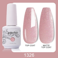 Clou Beaute 64 Colors Gel Nail Polish White Gel Polish UV Nail Base Top Matte Gel Soak Off UV Varnish Gel Paint 15ml Nail Art
