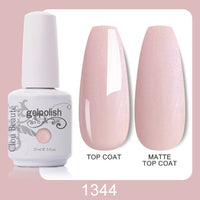Clou Beaute 64 Colors Gel Nail Polish White Gel Polish UV Nail Base Top Matte Gel Soak Off UV Varnish Gel Paint 15ml Nail Art