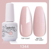 Clou Beaute 64 Colors Gel Nail Polish White Gel Polish UV Nail Base Top Matte Gel Soak Off UV Varnish Gel Paint 15ml Nail Art