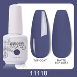 Clou Beaute 64 Colors Gel Nail Polish White Gel Polish UV Nail Base Top Matte Gel Soak Off UV Varnish Gel Paint 15ml Nail Art