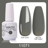 Clou Beaute 64 Colors Gel Nail Polish White Gel Polish UV Nail Base Top Matte Gel Soak Off UV Varnish Gel Paint 15ml Nail Art