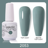 Clou Beaute 64 Colors Gel Nail Polish White Gel Polish UV Nail Base Top Matte Gel Soak Off UV Varnish Gel Paint 15ml Nail Art