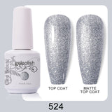 Clou Beaute 64 Colors Gel Nail Polish White Gel Polish UV Nail Base Top Matte Gel Soak Off UV Varnish Gel Paint 15ml Nail Art